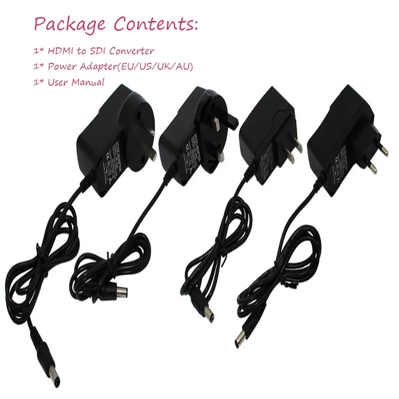 WIISTAR HDMI в SDI конвертер и SPDIF аудио поддержка 3G/HD/SD 1080P с вилкой EU/US/UK/AU| |