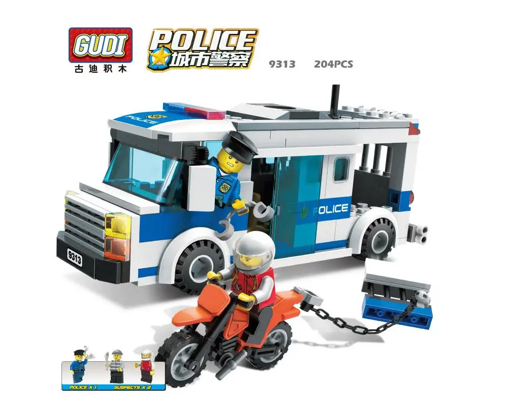 GUDI модели Здание игрушка Совместимость с LEGO Лего Legos Конструктор G9313 204 блок Блоки