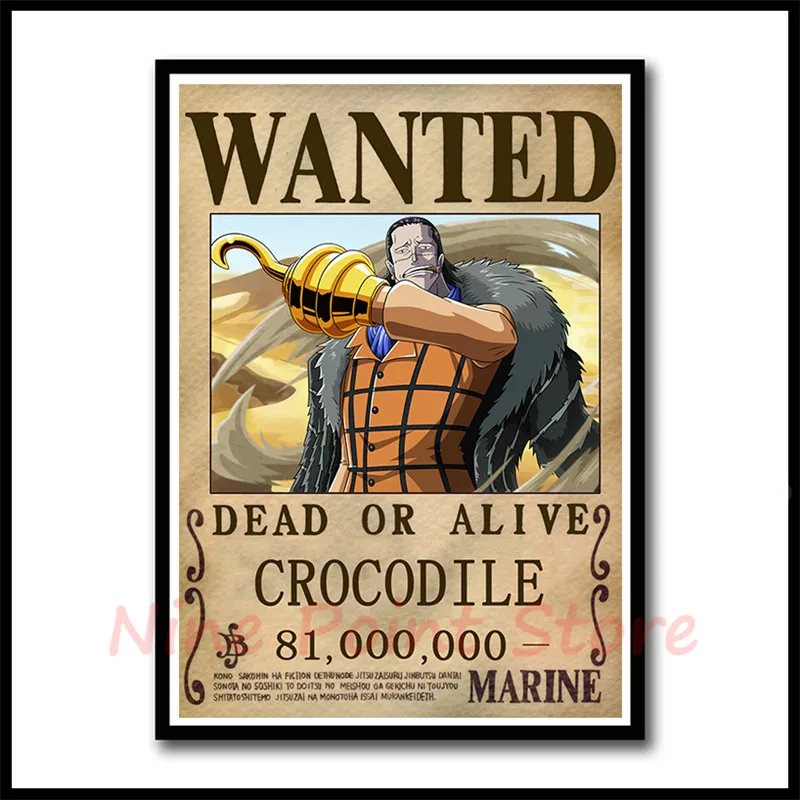 ONE PIECE WANTED плакаты Луффи Зоро Санджи нами мелованная бумага постеры для украшения дома Бумага для рисования украшения спальни бескаркасные - Цвет: Фиолетовый
