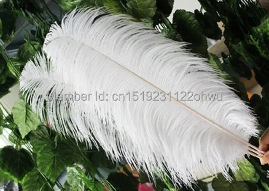 100 шт. перо страуса 45 50 см/18 20 дюймов|feather wedding hair piece|feather necklacefeather lady |
