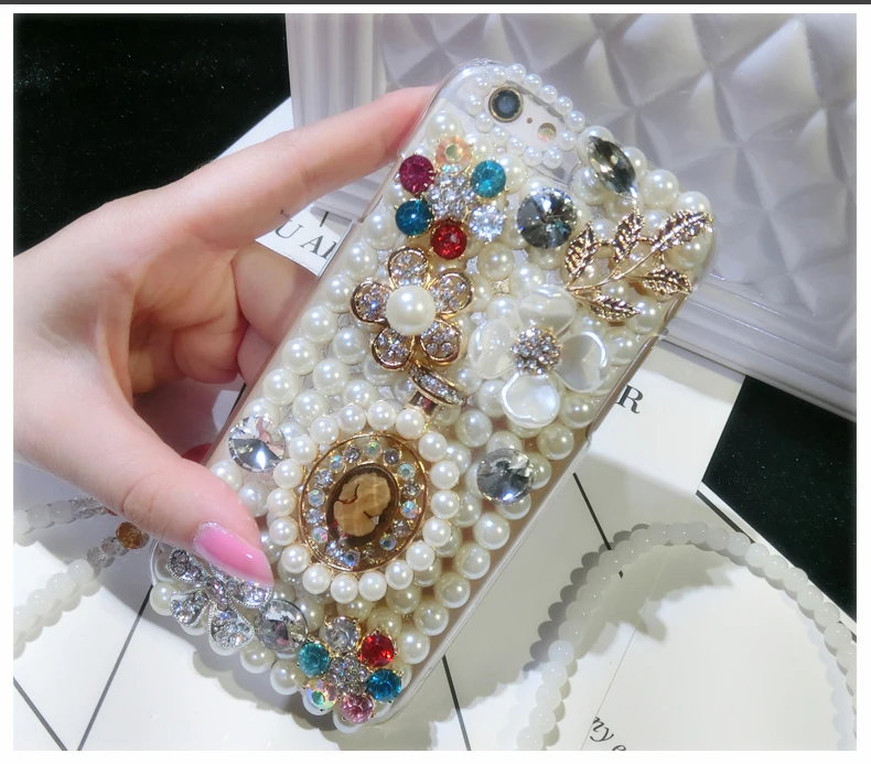 Love heart Phone Case For Blackberry Keyone Key2 DTEK60 DTEK50 DTEK70 Diamond Flowers Back Cover Hard Cases |