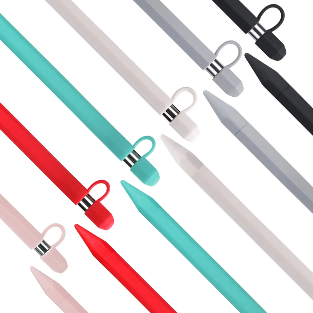 Jisoncase пенал для Apple Pencil модный силиконовый чехол Мягкий защитный против