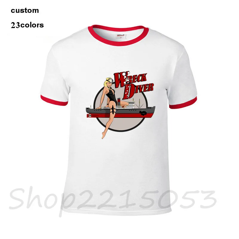 2019 уличная Wreck Diver Pinup аквалангская Сексуальная мужской уличный спортивный