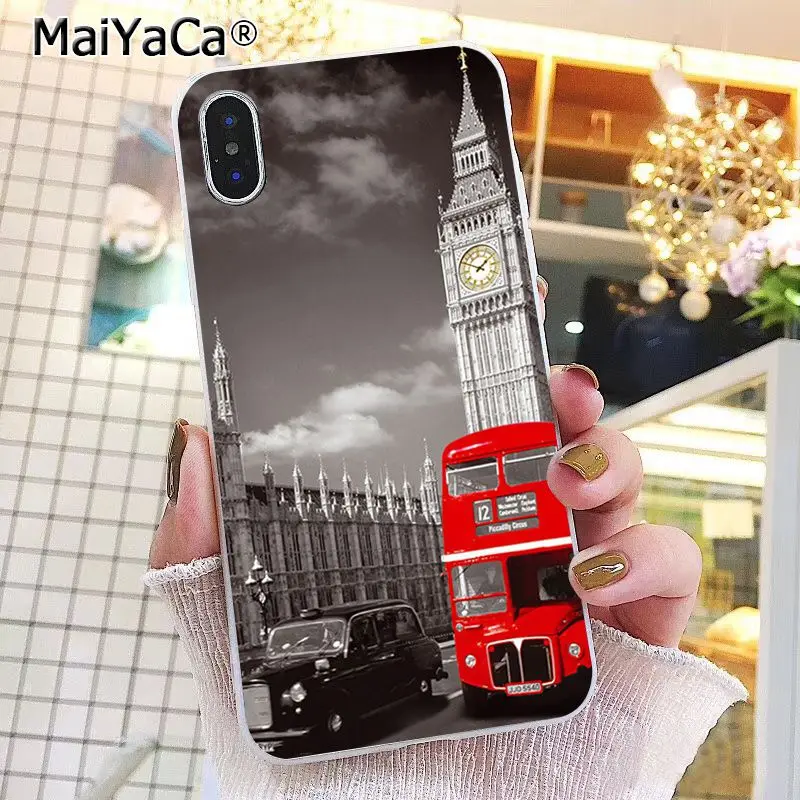 MaiYaCa Лондон автобус Англия телефон Биг Бен телефон чехол для iphone 11 Pro 11Pro Max 8 7 6 6S Plus X XS MAX 5 5S SE XR