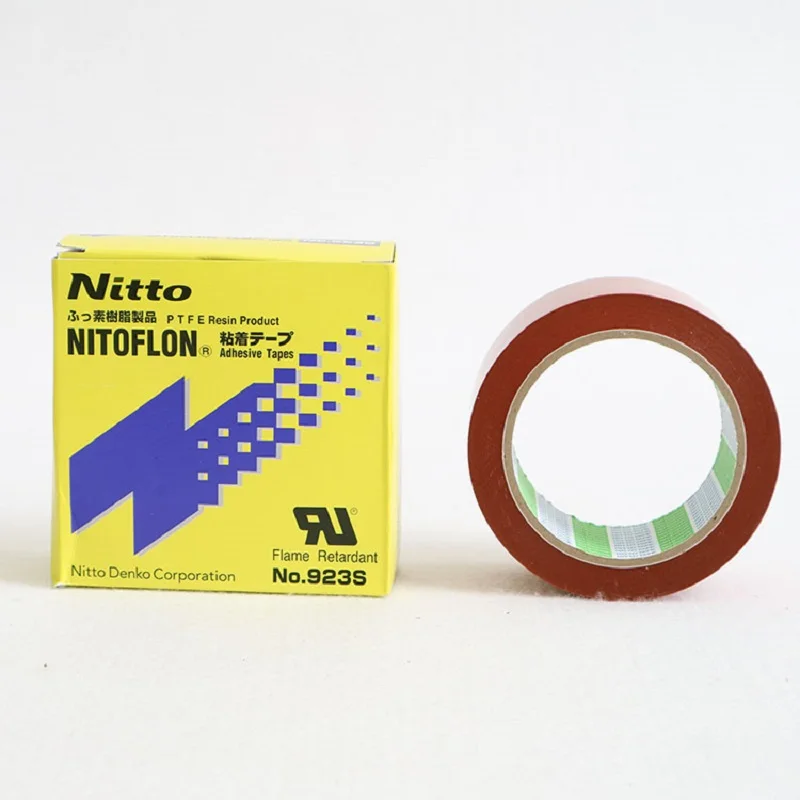 T0.10мм * w50мм L33m оранжевый Нито 923S лента NITTO PTFE нитофлоновая клейкая пленка для