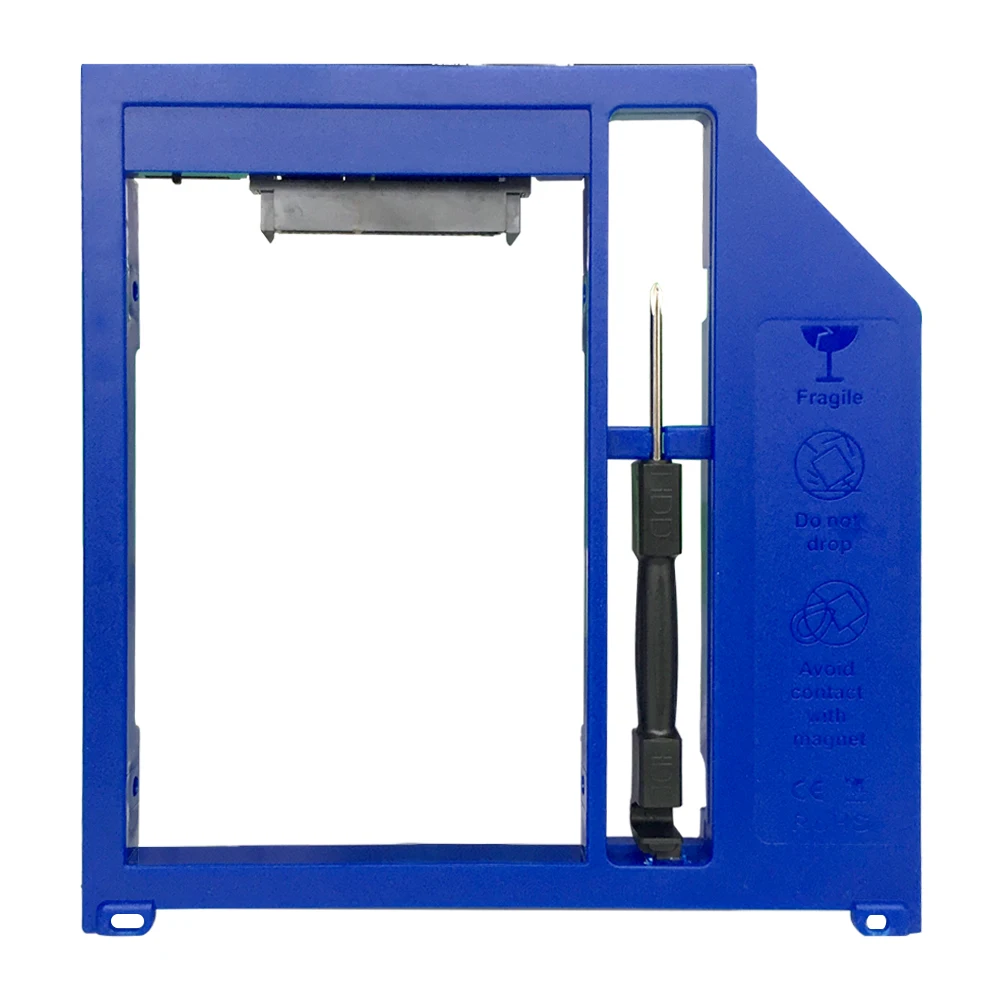 DeepFox 2nd HDD Caddy 9 5 мм SATA 3 0 2 &quotSSD Optibay компакт дисков DVD корпус для внешнего жесткого