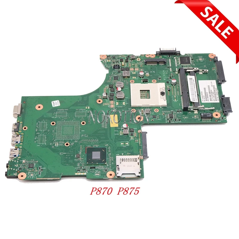NOKOTION V000288120 материнская плата для ноутбука toshiba satellite P870 P875 1310A2492446 SLJ8E 6050A2492401-MB-A02 DDR3