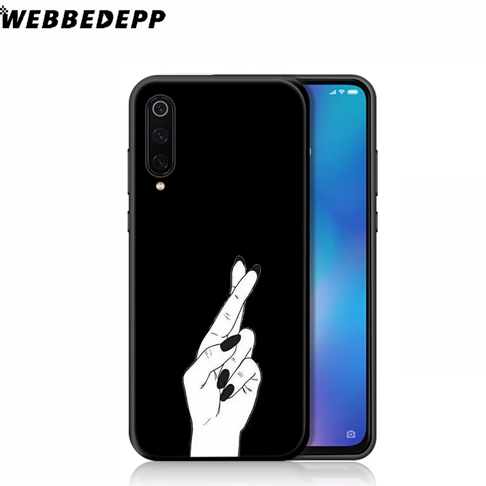 Мягкий чехол WEBBEDEPP Love on finger Kpop для Xiaomi Mi 9T 9 8 SE 6 A1 A2 A3 Lite MiA1 MiA2 MiA3 F1 MAX 3 Mi8 CC9E CC9 |