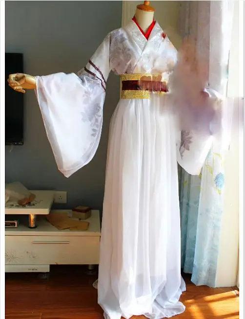 Завоевывает мир на лошади Ce Ma Tian Xia белый черный мужской костюм Hanfu Cos Zhou Yu три