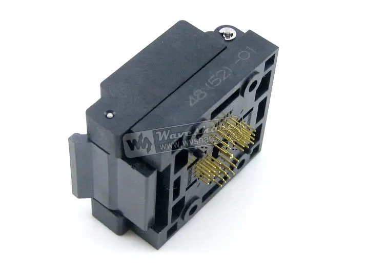 QFN48 MLP48 MLF48 QFN 48 (52) BT 0.4 01 Enplas 6x6mm Шаг IC Тест Выгорания Розетка с Заземлением|socket|socket 478