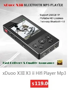 xDuoo X3II X3 ii Mp3 Player Bluetooth Hifi Player Mp3 Portable HD Lossless Music Player USB Dac ak4490 FLAC WAC Player
