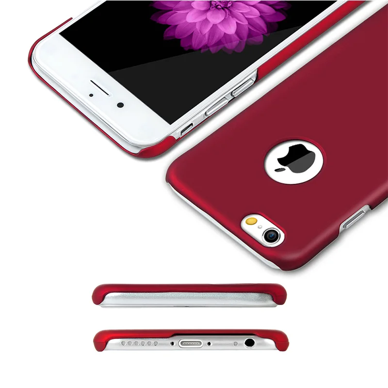 For iPhone 6 / Plus Case - TURATA [Ultra Slim Fit] [Smooth Touch] Four Layer Paint Hard Plastic Cover for |