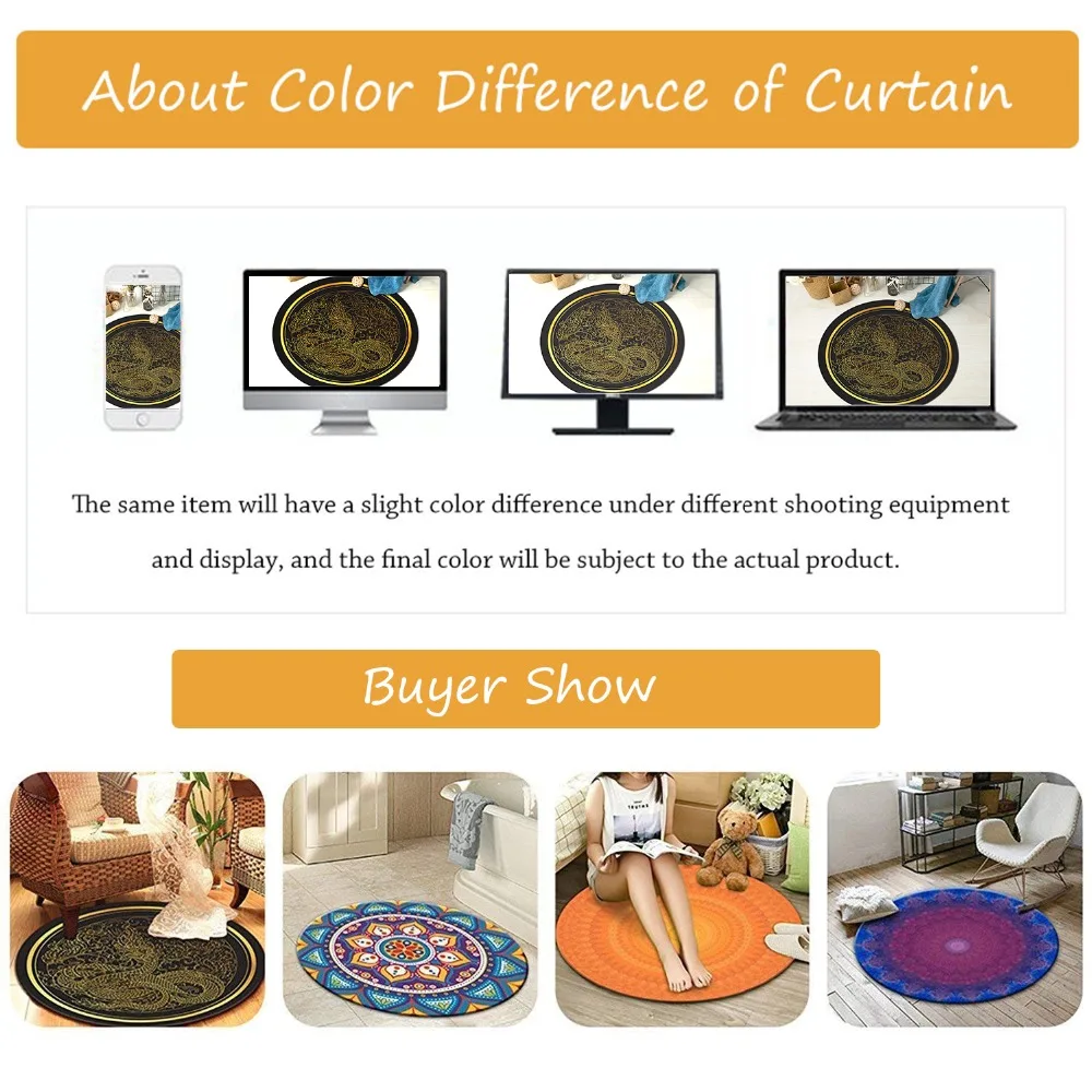 Африканские и американские женские круглые ковры большие для детей дома