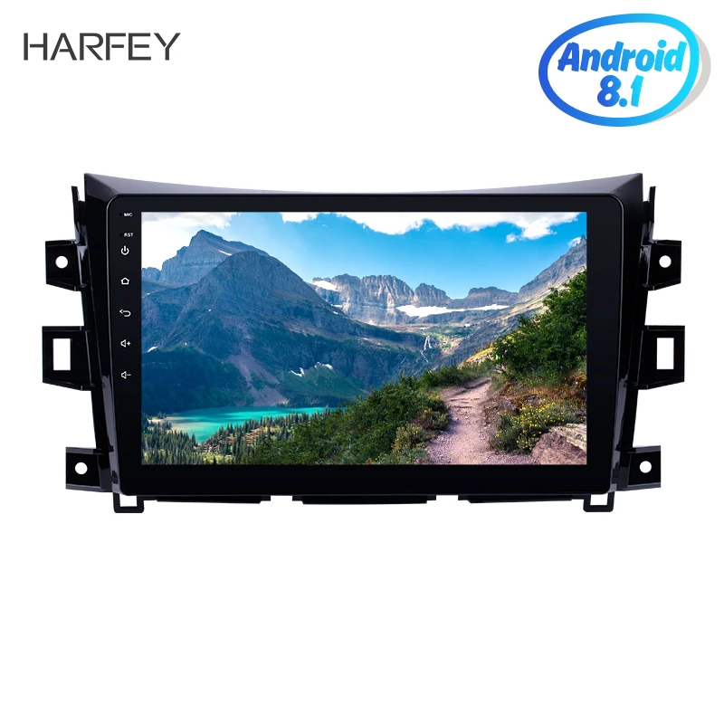 Harfey 10 1 &quotGPS навигатор Android 8 для Nissan NAVARA Frontier NP300 2011 2016 Renault alalaska Bluetooth видео DAB +