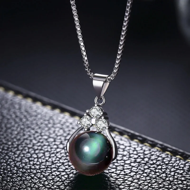 2019 Fashion Natural Green Stone Transfer Ball Beads Pendant Necklaces Long Link Chain Crystal Women Jewelry Gifts | Украшения и