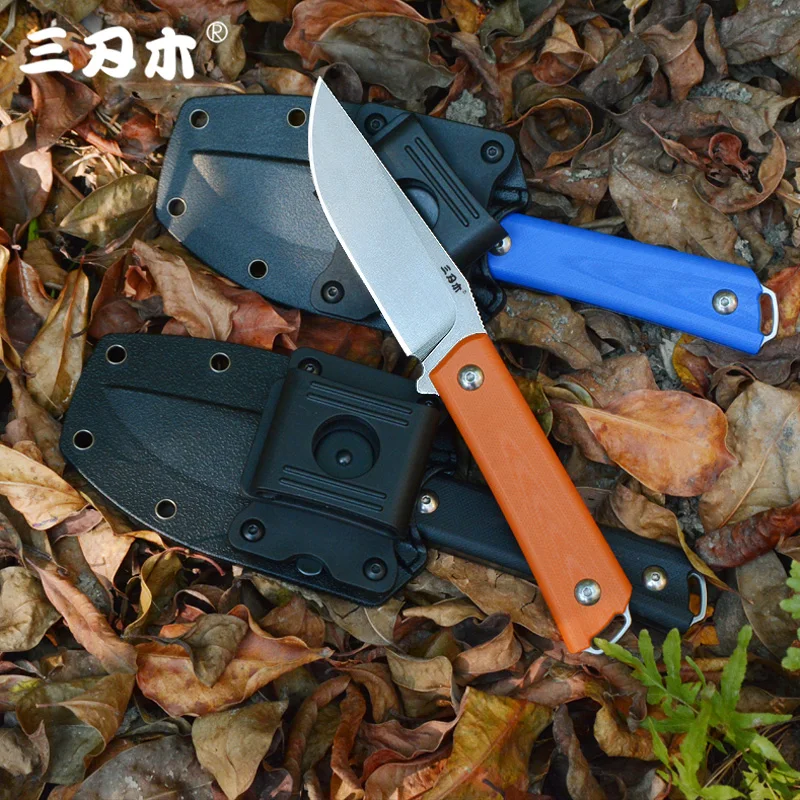 Sanrenmu S611 фиксированный balde нож прямой 8cr14 из нержавеющей стали для кемпинга охоты выживания Открытый тактический нож edc