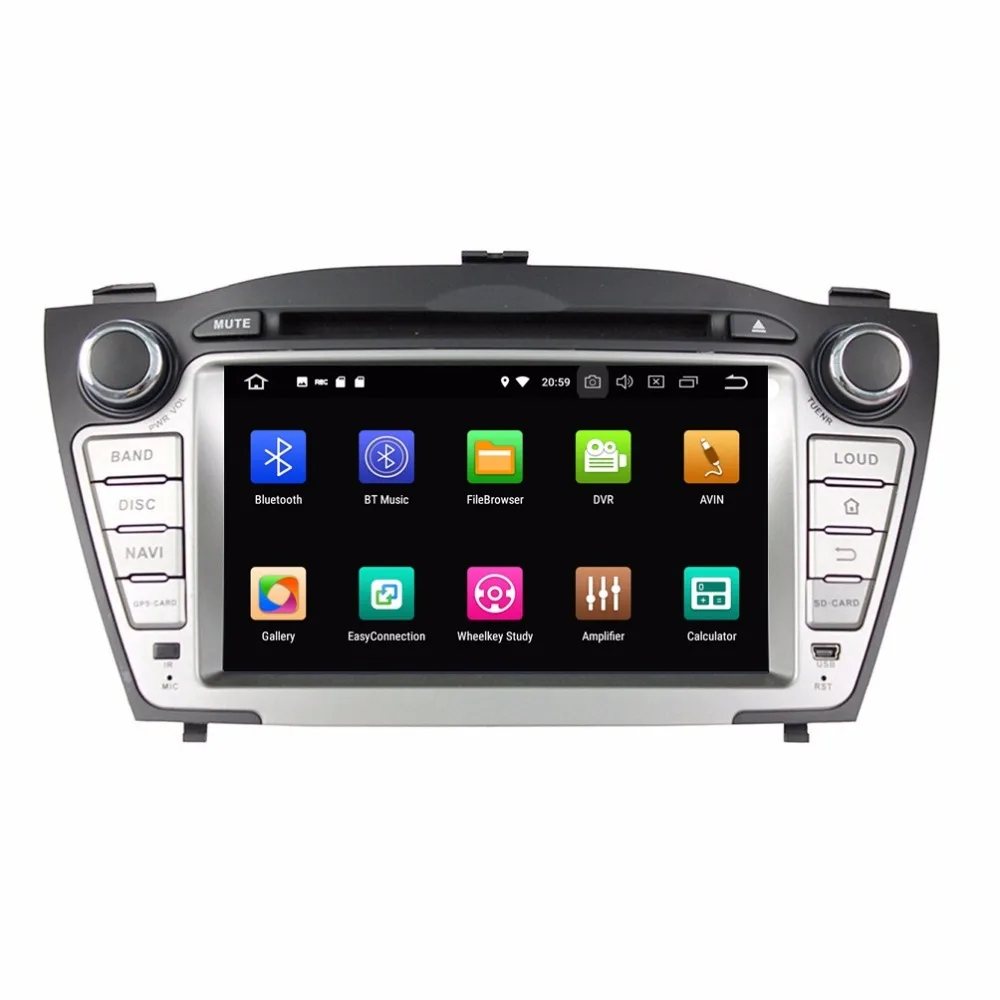 Восьмиядерный 7 'Ǝ ядер Android 9 0 автомобильный Радио dvd плеер GPS для Hyundai TUCSON IX35 2009