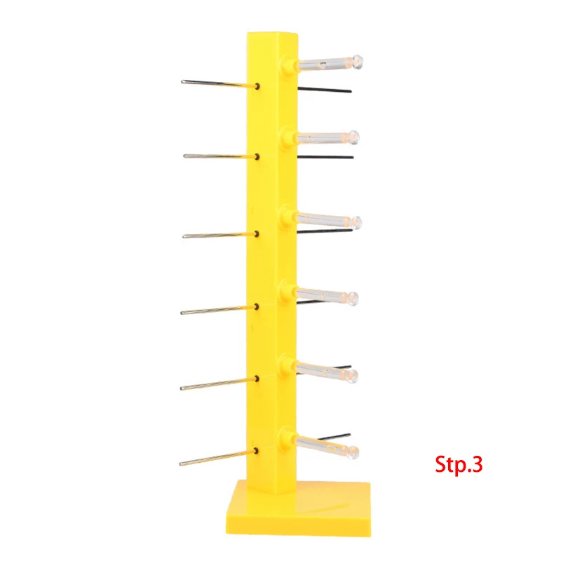 High Quanlity Yellow Plastic Sunglass Display Shelf Show Case Racks Eye Glasses Stand For 6 Pairs Sun | Украшения и аксессуары