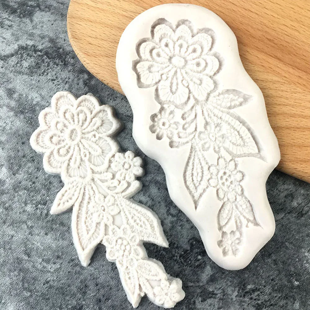 2 шт./набор двусторонние формы для выпечки в европейском стиле|mould for|chocolate mouldflowers