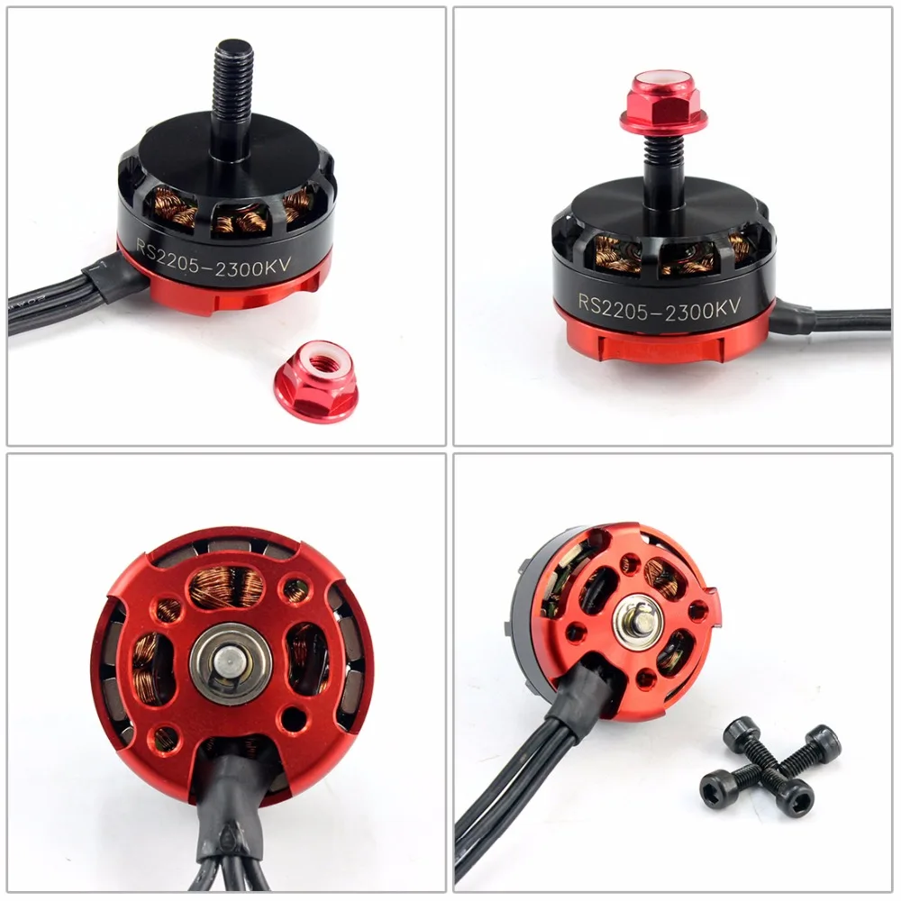 Радиоуправляемый гоночный Дрон RS2205 2300kv двигатель CW CCW для квадрокоптера DIY