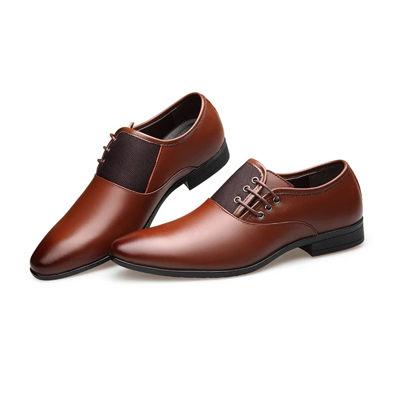 GRWG luxury Brand Classic Man Pointed Toe Dress Shoes Mens Genuine Leather Wedding Oxford Formal Big Size | Обувь