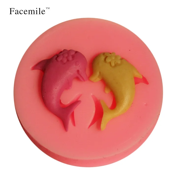 Facemile 5 шт. черепаха с рыбьим хвостом дельфин море животное силикон сахарное желе