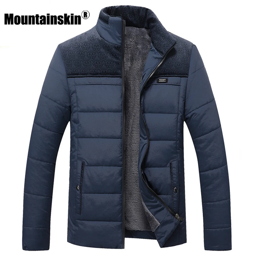 Мужская куртка парка Mountainskin теплая флисовая на каждый день Размер 4XL 2019| |