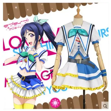 Костюм для косплея Love Live Sunshine Aqours костюм Мацуура кэнан прыгающее сердце