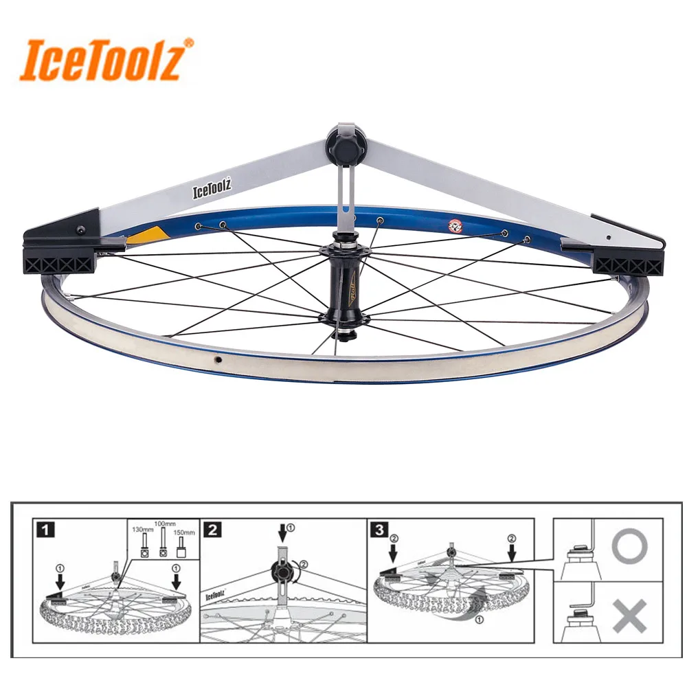 Icetoolz E312 центровое колесо для обода размером 16 &quot~ 31&quot инструмент велосипеда