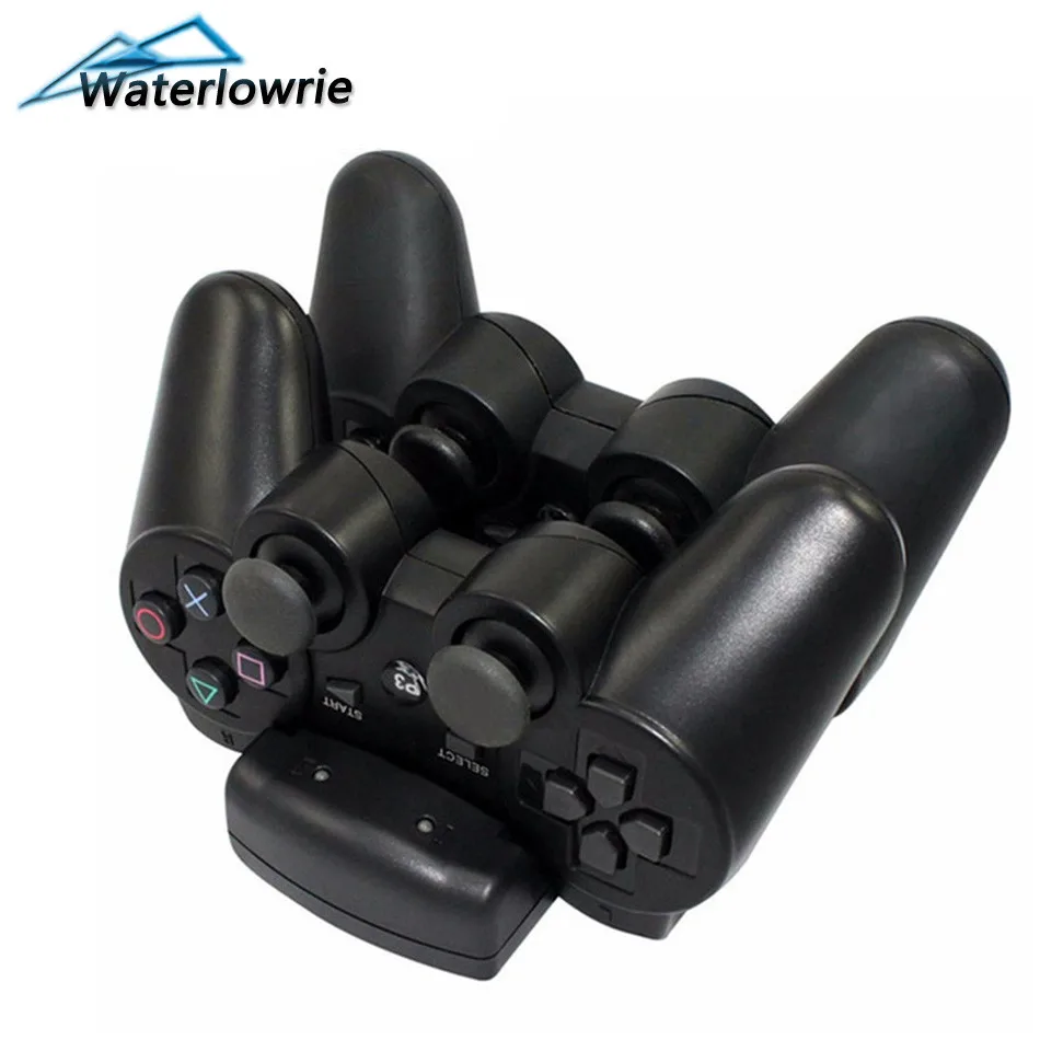 Waterlowrie 2 контроллер SIXAXIS + 1 Зарядное устройство для SONY PS3 Controle Bluetooth геймпад Dualshock 3