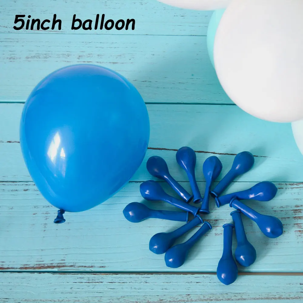 5inch dark blue Воздушные латексные воздушные шары, украшения для дня рождения, Детские воздушные шары, мини-Воздушные шары, вечерние, 50 лет - Цвет: 5inch dark blue