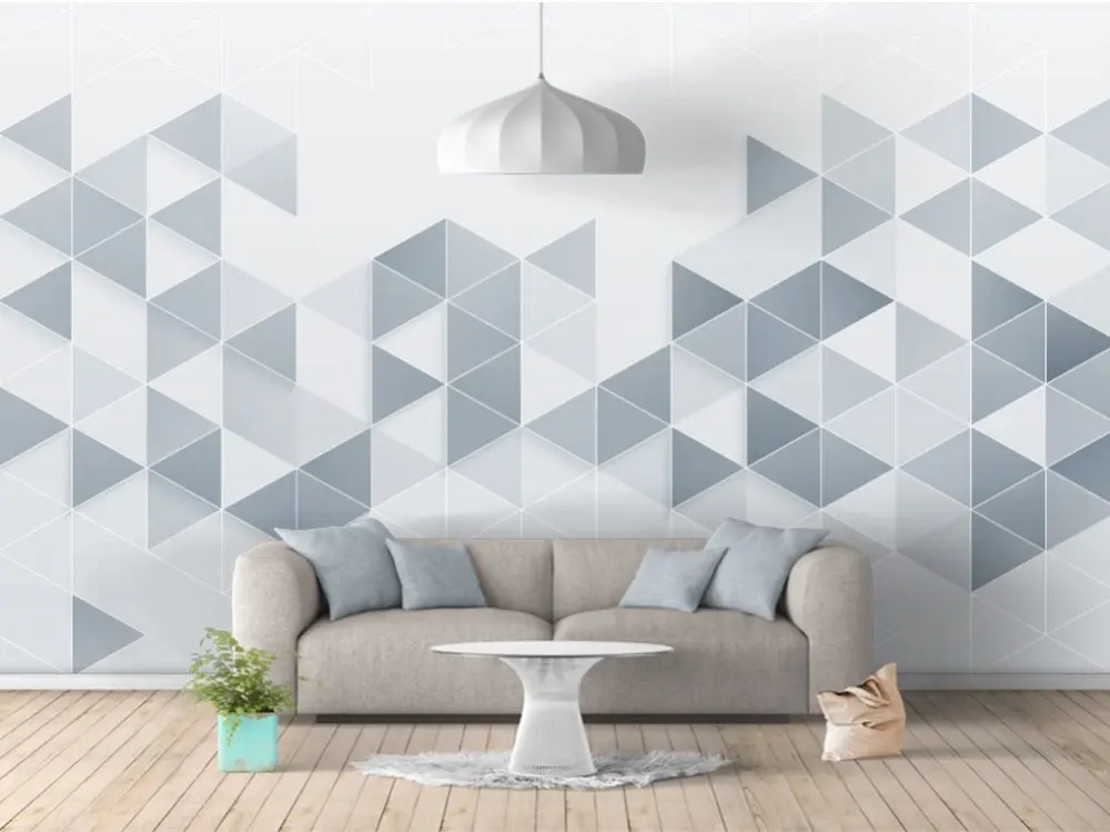 Бесплатная доставка Пользовательские 3D геометрические треугольные сказочные ТВ