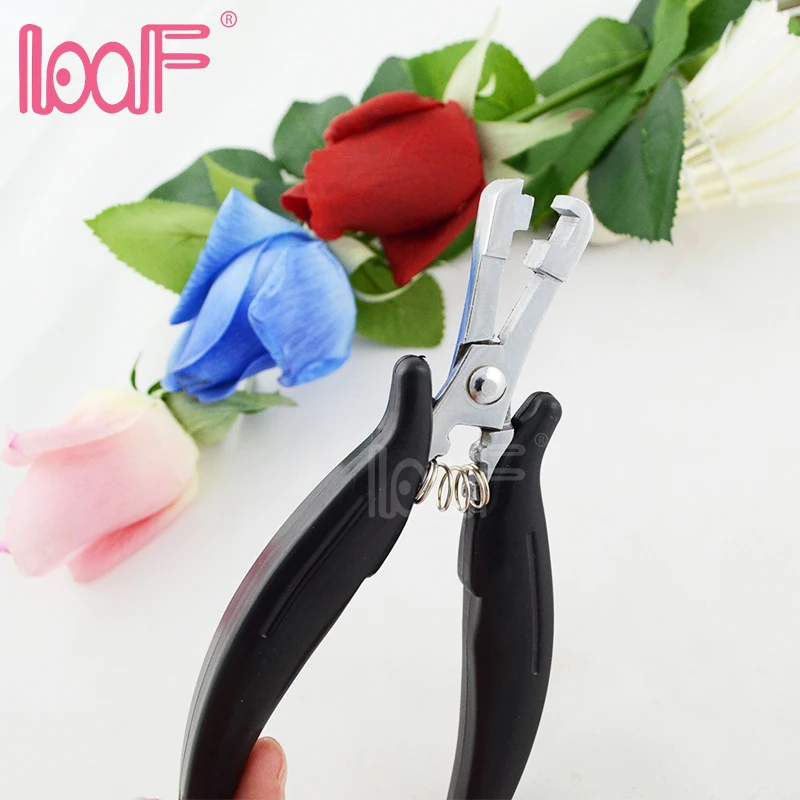 LOOF 1 шт. металлические u-образные плоскогубцы для микро колец человеческие волосы инструменты для наращивания