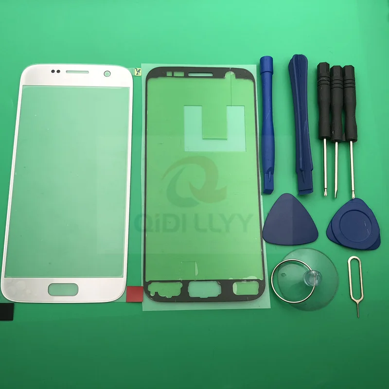 Сменное внешнее стекло AAA + для Samsung Galaxy S7 G930 G930F ЖК-дисплей сенсорный экран