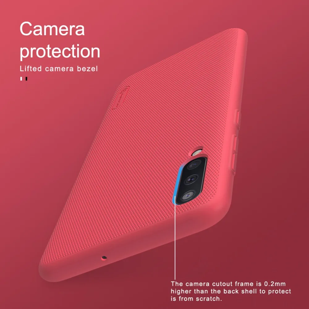 Чехол для Samsung Galaxy A50 NILLKIN, суперматовый чехол, матовая задняя крышка для Samsung A10S A50 A70 A60 A40 A30 A20 A10