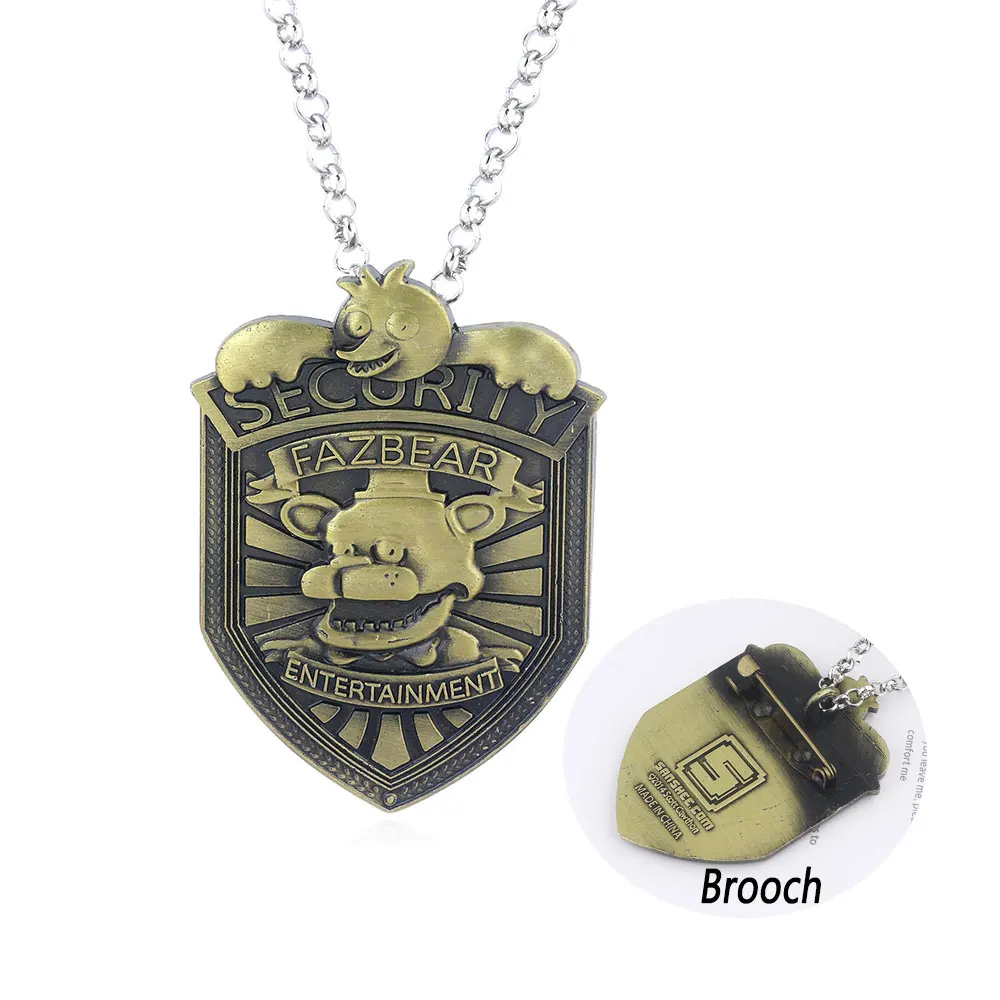 Five Nights at Freddy's Pendant Necklace - FNAF FREDDY FAZBEAR Necklaces for Women, Men and Kids - Choker Jewelry Gift image 2