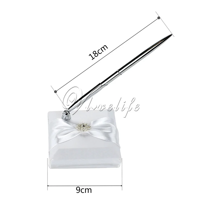 Набор ручек для свадьбы с лентами стразы пряжка ручка держатель свадебных