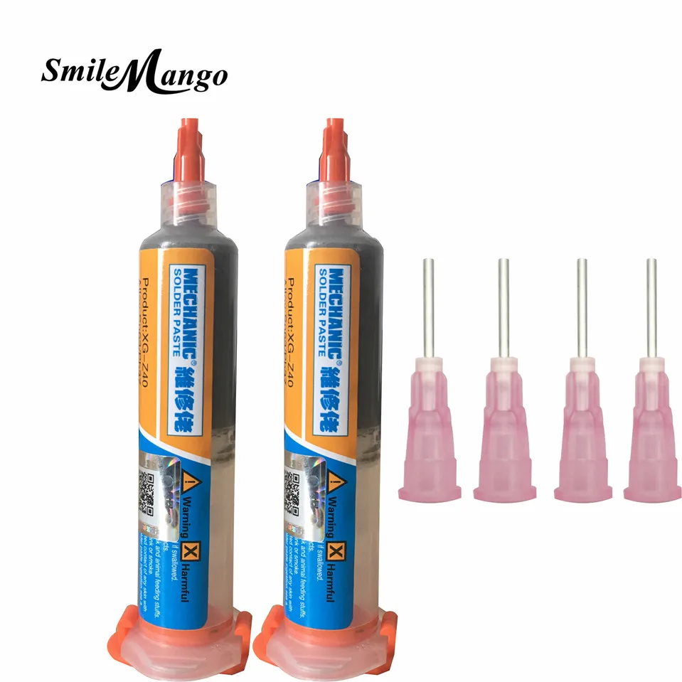 SmileMango 2 шт. механический припой флюсовая паяльная паста 10 куб. См с бесплатной