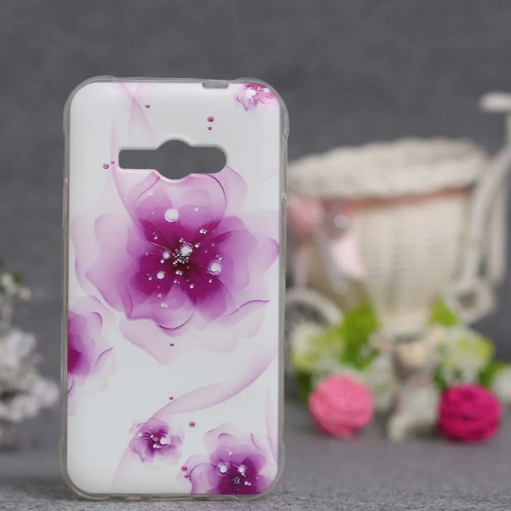 Мягкие силиконовые чехлы для Samsung Galaxy J1 Ace J110 чехол телефона ace 3D Relief Priting TPU задняя