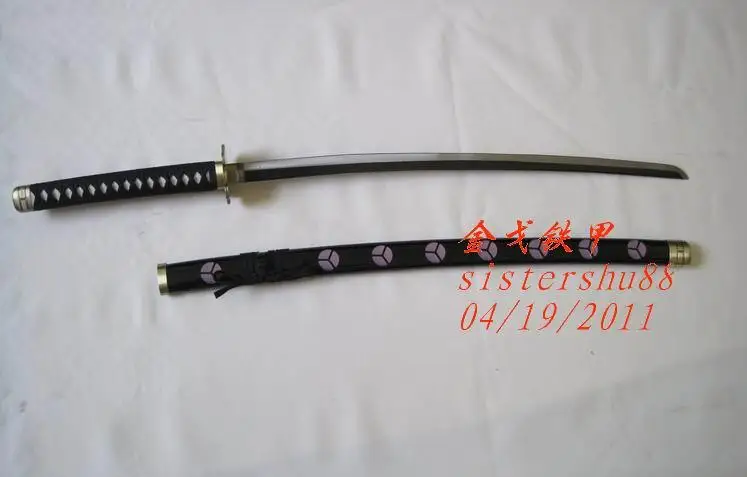 S1512 японский аниме ONE PIECE RORONOA ZORO SHUSUI BLACK меч ружье Металл 41 1&quot|black sword|anime one piecemetal black