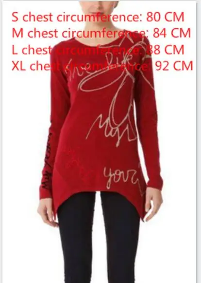 8 s m l xl Хлопок испанский DEG весна и осень вязаный свитер XS-XXL - Цвет: 8 s m l xl