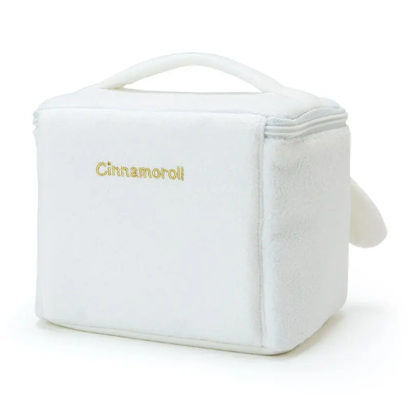 Милая мультяшная косметичка Cinnamoroll с изображением белой собаки, косметичка с зеркалом, женский красивый чехол, сумки для хранения туалетных принадлежностей, сумка для путешествий