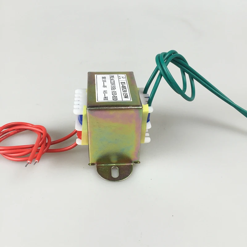 EI48 15 Вт 50/60 Гц ei силовой трансформатор 15VA вход AC220V выход 10В/12В/15В/18В/24В/26В/30В две