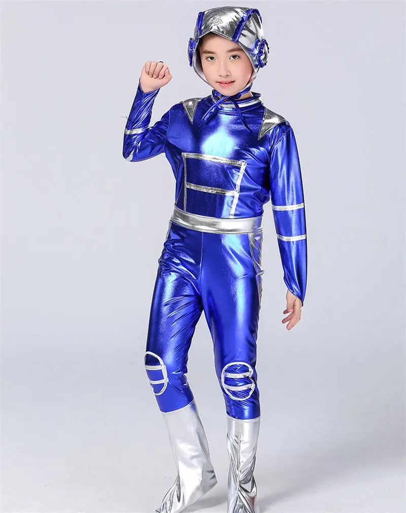 Детский комбидресс для астронавта костюм танцев мультяшный комикс робот