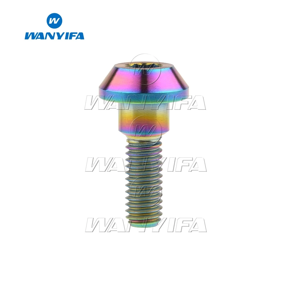 Wanyifa Винт С Титановым болтом M6X20mm коническая шаровая Головка для велосипедного тормоза