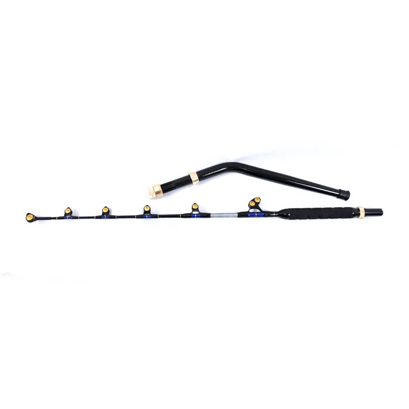 6' eliminator alu bent butt PAC BAY 5+ 1 rollier руководство 130LBS лодка рыболовное удилище для ловли на блесну