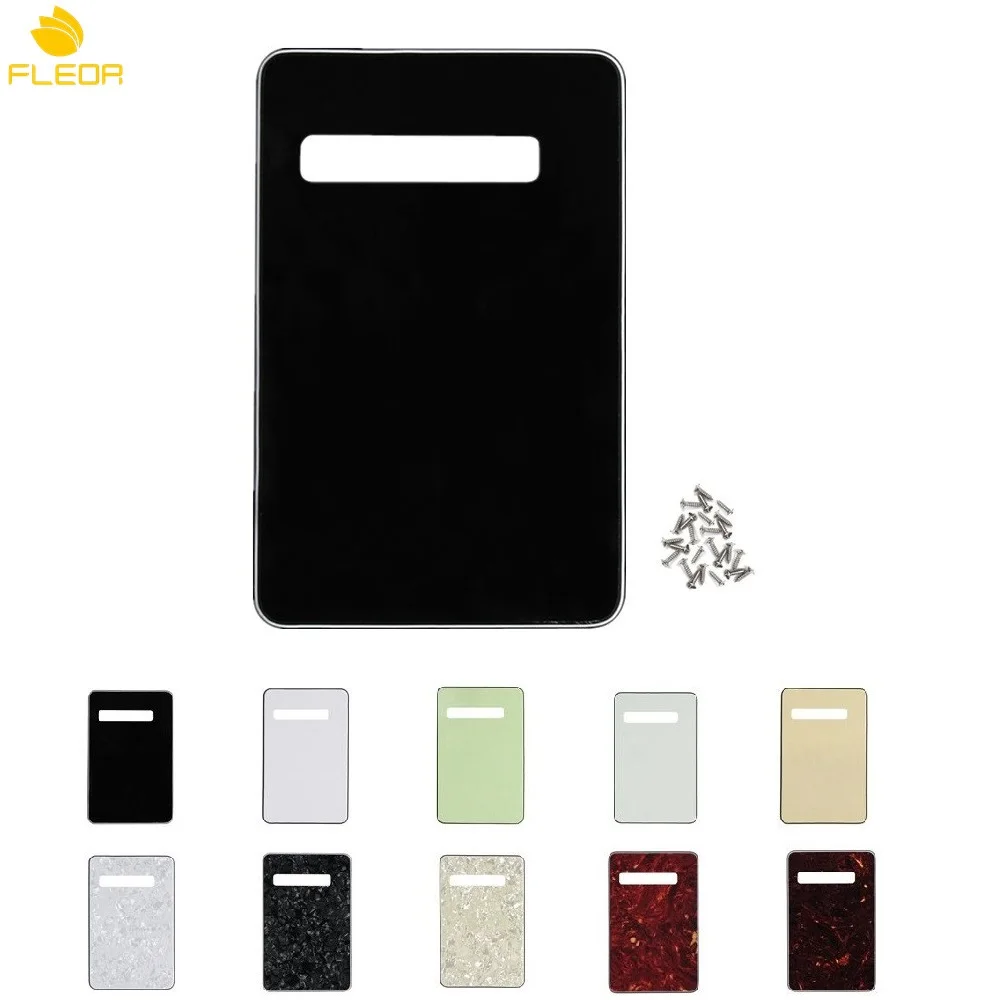 FLEOR без винтового отверстия электрогитара Strat задняя пластина Backplate Tremolo крышка и