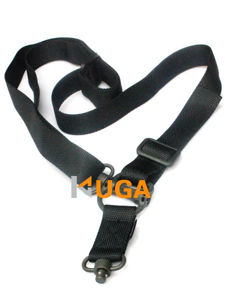 Airsoft Hunting M4 Nylon Quick Detach Mission System Elastic Strap Bunge Snap Hook Sling Guns Shooting Safety rope Black | Спорт и
