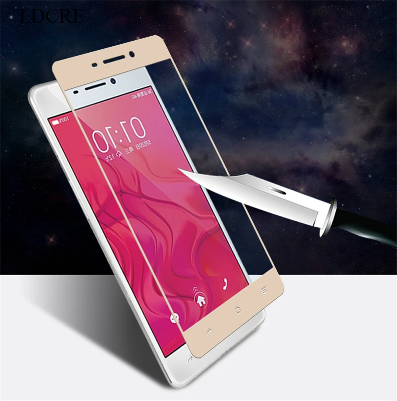 1 шт. 2.5D Закаленное стекло для OPPO R7 протектор экрана T полное покрытие пленка