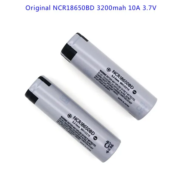 1 шт./лот подлинный оригинал для Panasonic NCR18650BD 3200mah 10A 3 7 V литий ионная аккумуляторная
